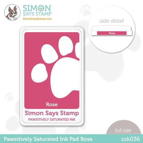 Simon Says Stamp! Simon Says Stamp Pawsitively Saturated Ink Pad ROSE ssk036