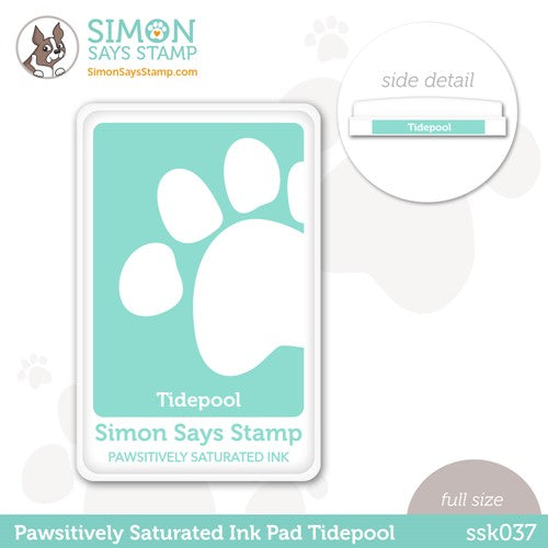 Simon Says Stamp! Simon Says Stamp Pawsitively Saturated Ink Pad TIDEPOOL ssk037