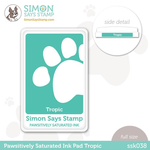 Simon Says Stamp! Simon Says Stamp Pawsitively Saturated Ink Pad TROPIC ssk038