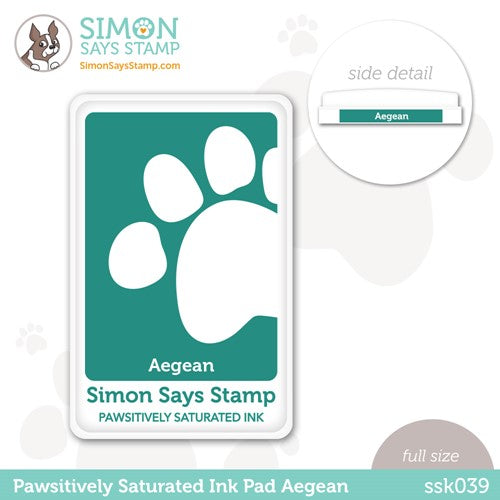 Simon Says Stamp! Simon Says Stamp Pawsitively Saturated Ink Pad AEGEAN ssk039