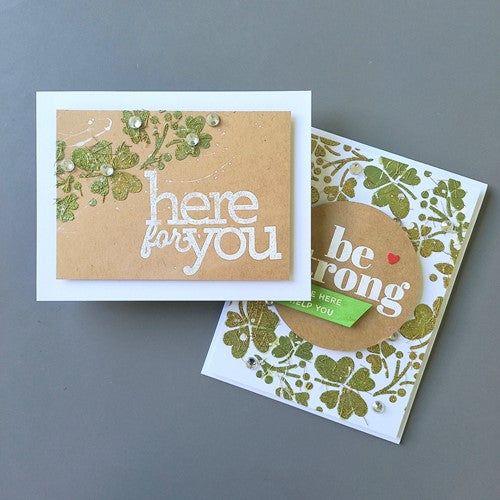 Simon Says Stamp! Simon Says Stamp Stencil CLOVER WREATH ssst221613