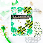 Simon Says Stamp! Simon Says Stamp Stencil CLOVER WREATH ssst221613 | color-code:ALT7