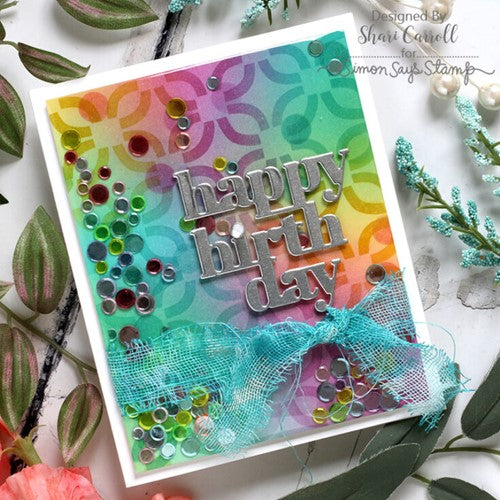 Simon Says Stamp! Simon Says Stamp Stencils INTERLOCKING CIRCLES ssst221614 | color-code:ALT11