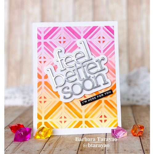 Simon Says Stamp! Simon Says Stamp Stencils RADIATING SQUARES ssst221615