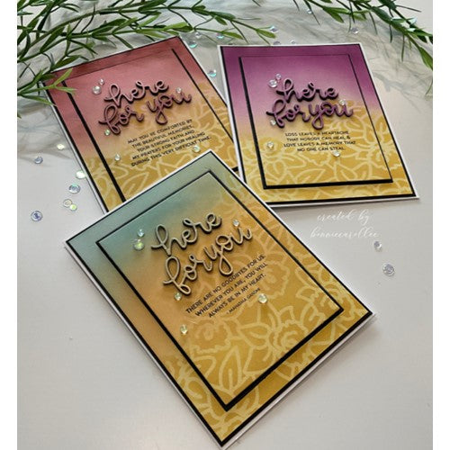 Simon Says Stamp! Simon Says Stamp Stencil OFF THE EDGE DAFFODILS ssst221619 | color-code:ALT4