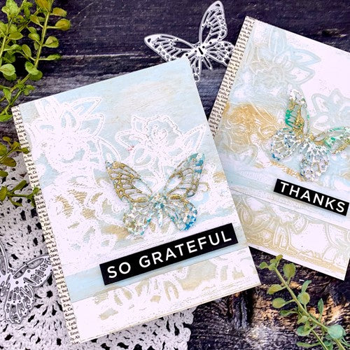 Simon Says Stamp! Simon Says Stamp Stencil OFF THE EDGE DAFFODILS ssst221619