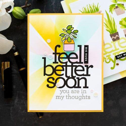 Simon Says Stamp! CZ Design Clear Stamps WELL WISHES cz267c | color-code:ALT01