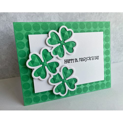 Simon Says Stamp! CZ Design Wafer Dies LINKING LUCKY CLOVERS czd160 | color-code:ALT2