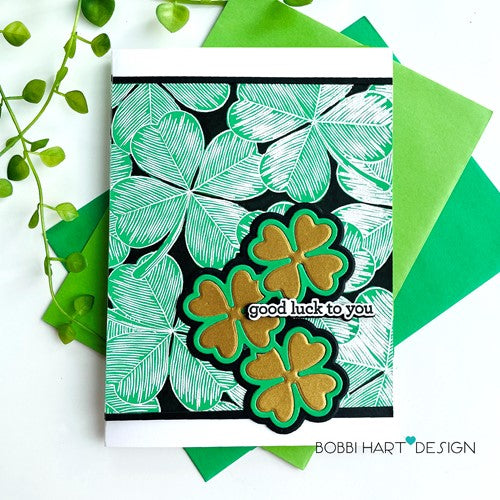 Simon Says Stamp! CZ Design Wafer Dies LINKING LUCKY CLOVERS czd160 | color-code:ALT44