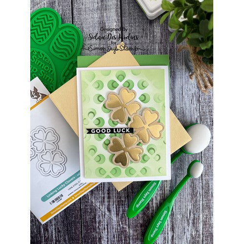 Simon Says Stamp! CZ Design Wafer Dies LINKING LUCKY CLOVERS czd160 | color-code:ALT5