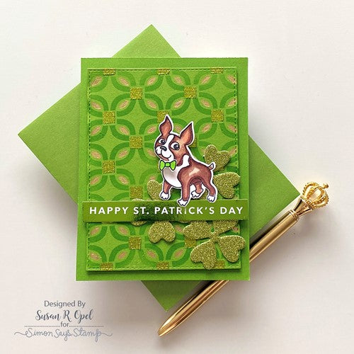 Simon Says Stamp! CZ Design Wafer Dies LINKING LUCKY CLOVERS czd160