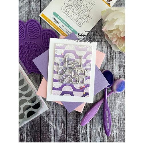 Simon Says Stamp! CZ Design Wafer Dies FEEL BETTER SOON czd163 | color-code:ALT3