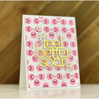 Simon Says Stamp! CZ Design Wafer Dies FEEL BETTER SOON czd163