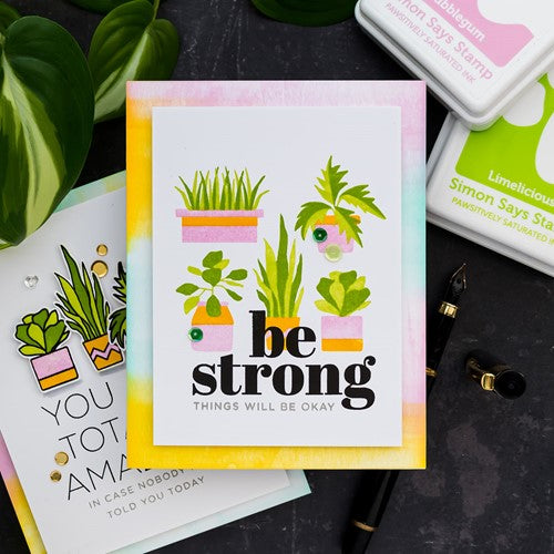 Simon Says Stamp! Simon Says Clear Stamps PRINTMAKING PLANTS sss202470 | color-code:ALT00