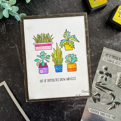 Simon Says Stamp! Simon Says Clear Stamps PRINTMAKING PLANTS sss202470