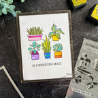 Simon Says Stamp! Simon Says Clear Stamps PRINTMAKING PLANTS sss202470