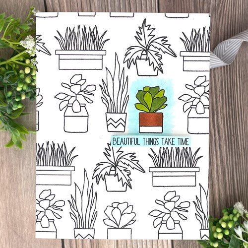 Simon Says Stamp! Simon Says Clear Stamps PRINTMAKING PLANTS sss202470