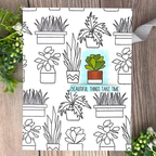 Simon Says Stamp! Simon Says Clear Stamps PRINTMAKING PLANTS sss202470