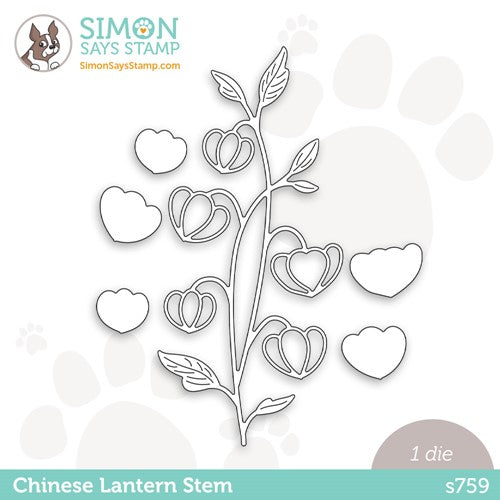 Simon Says Stamp! Simon Says Stamp CHINESE LANTERN STEM Wafer Dies s759