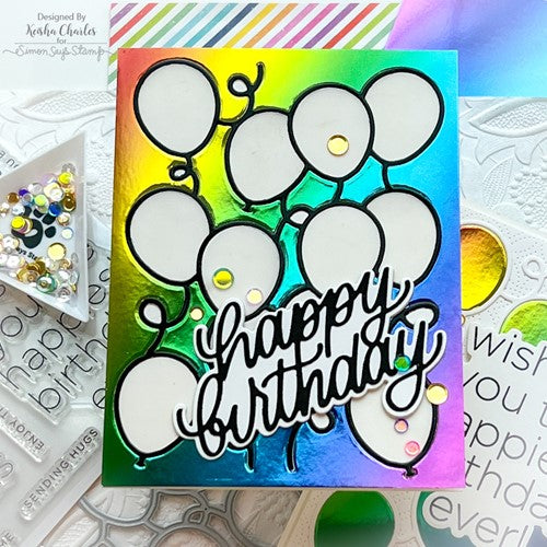 Simon Says Stamp! Simon Says Stamp BALLOON BACKGROUND Wafer Dies s728 | color-code:ALT91