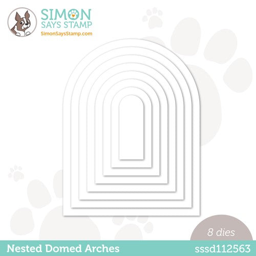 Simon Says Stamp! Simon Says Stamp NESTED DOMED ARCHES Wafer Dies sssd112563
