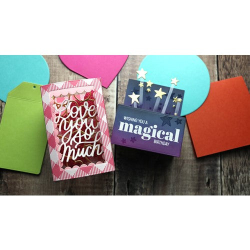 Simon Says Stamp! Simon Says Stamp BASIC BOX CARD LOVE YOU SO MUCH Wafer Dies sssd112555 | color-code:ALT00