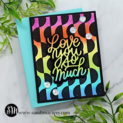 Simon Says Stamp! Simon Says Stamp BASIC BOX CARD LOVE YOU SO MUCH Wafer Dies sssd112555