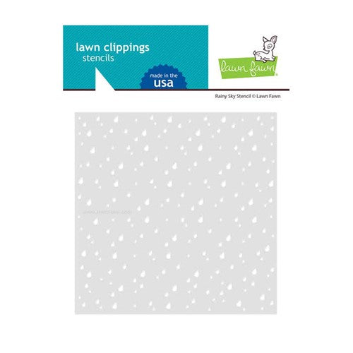 Simon Says Stamp! Lawn Fawn RAINY DAY Stencil lf2816