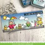 Simon Says Stamp! Lawn Fawn RAINY DAY Stencil lf2816