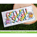 Simon Says Stamp! Lawn Fawn RAINY DAY Stencil lf2816