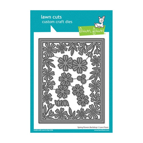 Simon Says Stamp! Lawn Fawn SPRING FLOWERS BACKDROP Die Cuts lf2818