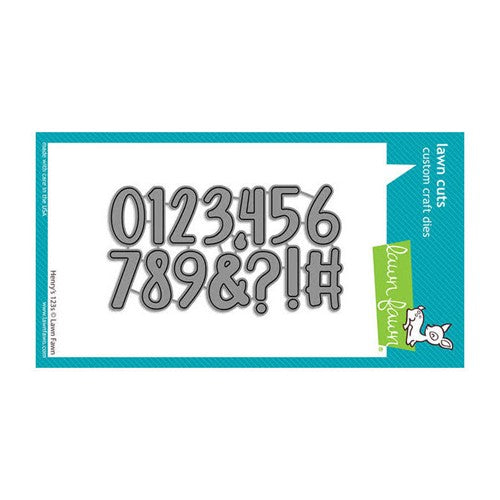 Simon Says Stamp! Lawn Fawn HENRY'S 123's Die Cuts lf2815