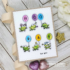 Simon Says Stamp! Whimsy Stamps SPRINKLES SCALLOPS RECTANGLES Die WSD342a