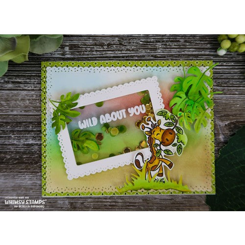 Simon Says Stamp! Whimsy Stamps SPRINKLES SCALLOPS RECTANGLES Die WSD342a