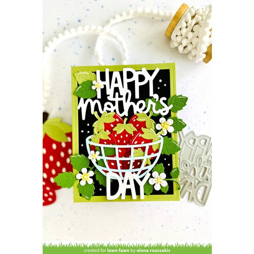 Simon Says Stamp! Lawn Fawn STRAWBERRY PATCH Die Cuts lf2810