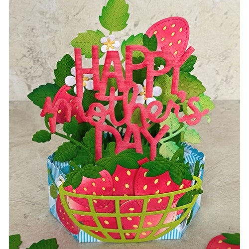 Simon Says Stamp! Lawn Fawn STITCHED STRAWBERRY FRAME Die Cuts lf2809 | color-code:ALT2