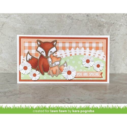 Simon Says Stamp! Lawn Fawn FOXY FAMILY Die Cuts lf2807
