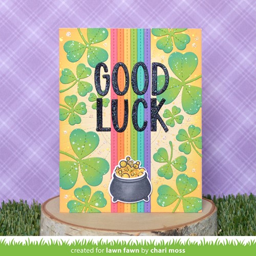 Simon Says Stamp! Lawn Fawn LUCKY CLOVERS Die Cuts lf2813