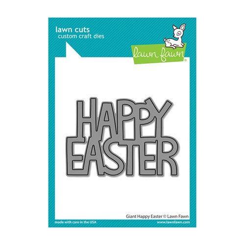 Simon Says Stamp! Lawn Fawn GIANT HAPPY EASTER Die Cut lf2801