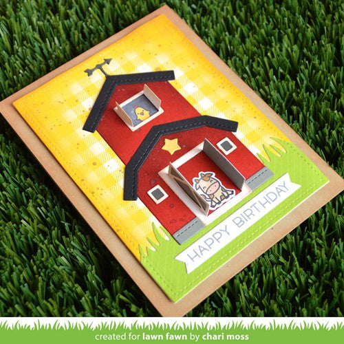 Simon Says Stamp! Lawn Fawn BUILD-A-BARN Die Cuts lf2796 | color-code:ALT3