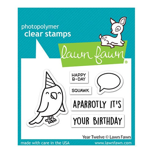 Simon Says Stamp! Lawn Fawn YEAR TWELVE Clear Stamps lf2788