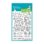 Simon Says Stamp! Lawn Fawn BEARY RAINY DAY Clear Stamps lf2774