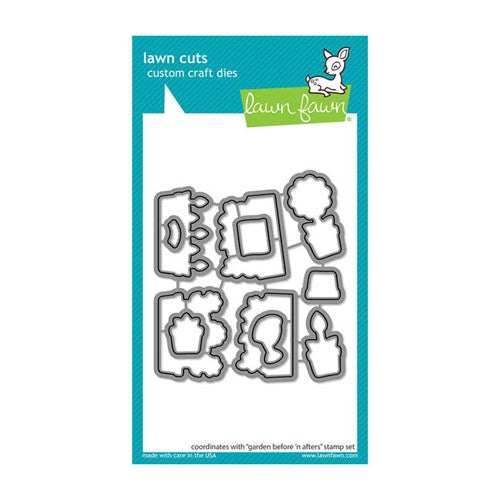 Simon Says Stamp! Lawn Fawn GARDEN BEFORE 'N AFTERS Die Cuts lf2769*