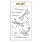 Simon Says Stamp! Honey Bee DRAGONFLY Clear Stamp Set hbst-415