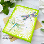 Simon Says Stamp! Honey Bee DRAGONFLY Clear Stamp Set hbst-415