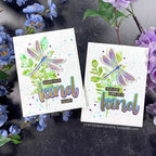 Simon Says Stamp! Honey Bee DRAGONFLY Clear Stamp Set hbst-415 | color-code:ALT04