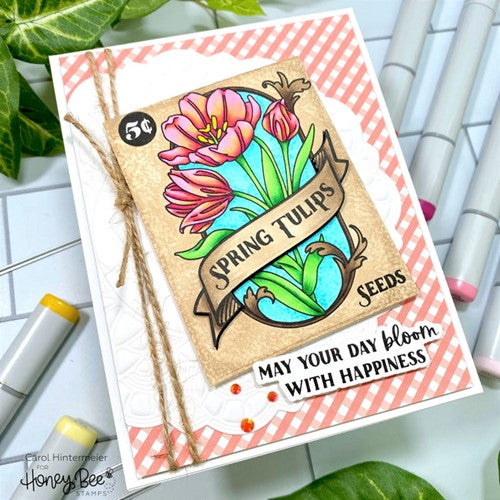 Simon Says Stamp! Honey Bee SEED PACKET Die hbds-seedp