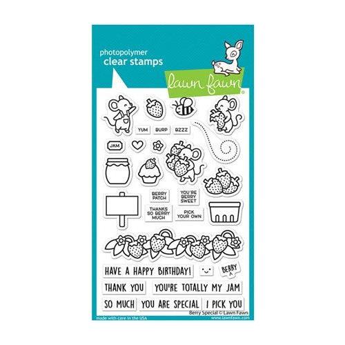 Simon Says Stamp! Lawn Fawn BERRY SPECIAL Clear Stamps lf2764