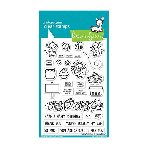 Simon Says Stamp! Lawn Fawn BERRY SPECIAL Clear Stamps lf2764