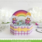 Simon Says Stamp! Lawn Fawn SET BEARY RAINY DAY Clear Stamps and Dies s2lfbrd